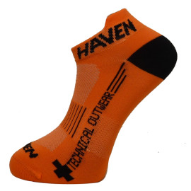 Ponožky HAVEN SNAKE Silver NEO orange/black 2 páry vel. 8-9 (42-43) 2 páry
