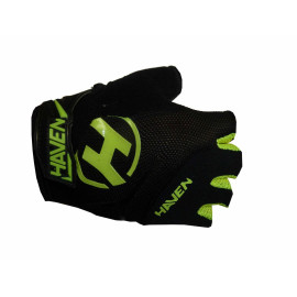 Krátkoprsté rukavice HAVEN DEMO KID SHORT black/green vel. 1 (4-6 let)