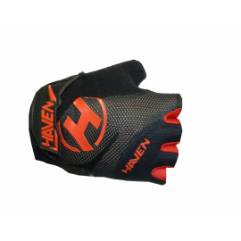 Krátkoprsté rukavice HAVEN DEMO KID SHORT black/red vel. 1 (4-6 let)