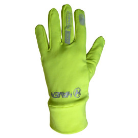 Dlouhoprsté běžecké rukavice HAVEN RUNNING CONCEPT neon green vel. S