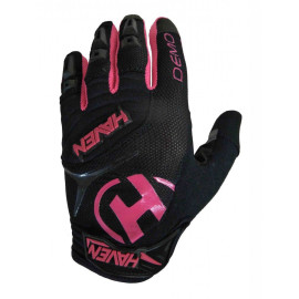 Dlouhoprsté rukavice HAVEN DEMO LONG  black/pink S