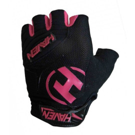 Krátkoprsté rukavice HAVEN DEMO SHORT black/pink M