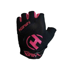 Krátkoprsté rukavice HAVEN DEMO KID SHORT black/pink vel. 3 (8-11 let)