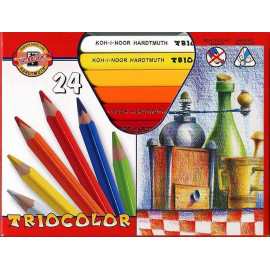 Pastelky Triocolor 24 barev