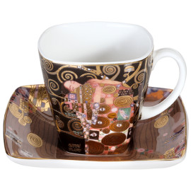 Goebel Klimt Espresso šálek s podšálkem Naplnění