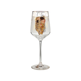Goebel Klimt Polibek Sklenice na víno
