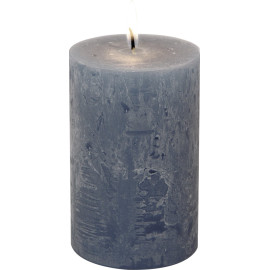 IHR modrá rustikální svíčka 11 cm