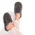 Barefoot TV pantofle Big Foot z ovčí vlny tmavě šedá / Uzdravují
