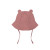 MUFFIN MODE Letní klobouček s oušky z mušelínu Muslin Sun Hat Teddy GOTS, starorůžový Velikost: 44/48