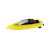 Teddies Motorový člun/loď do vody RC plast 22cm žlutý na baterie+dob. pack+USB 2,4Ghz v krabici 29x22x9cm