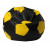 Antares Euroball sedací pytel ve vzoru fotbalového míče potah koženka