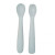 Silikonové lžičky B-Spoon Shape 2ks Grey