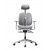 Kancelářská židle Gold D2500G bílá kostra šedá síť