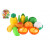 Teddies Krájecí ovoce a zelenina plast 28ks na blistru 32x34x8cm