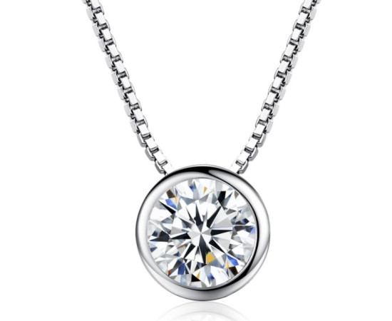 Stříbrný náhrdelník Diamond