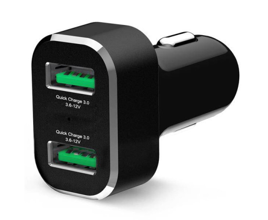 GDS® dvouportová nabíječka do zapalovače s technologií Qualcomm® Quick Charge ™