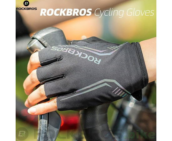 ROCKBROS Cyklistické rukavice S251 M