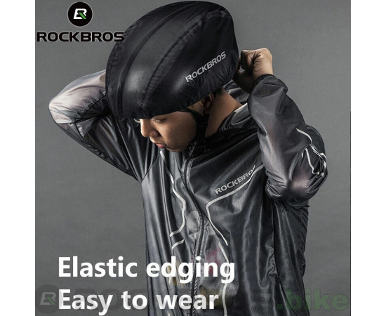 ROCKBROS Cyklistická pláštěnka na přilbu YPP017 černá