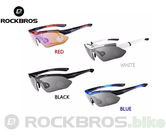 ROCKBROS Polarizační cyklo brýle + 5x sklo 10003 černá