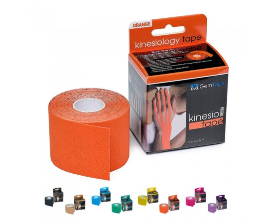 GEM Kinesiology Tape - bavlněný .oranžová