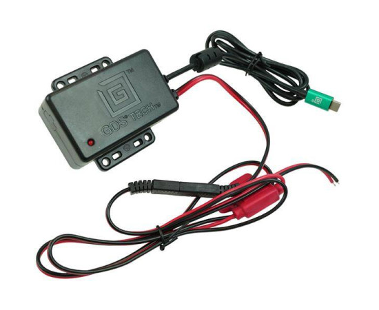 Nabíječka GDS® Hardwire Male USB Type-C (výstup 12VDC) Power Delivery