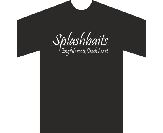 Splashbaits Pánské tričko černá/M