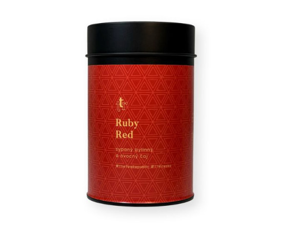 Sypaný čaj Ruby Red v dóze The Tea Republic 75g