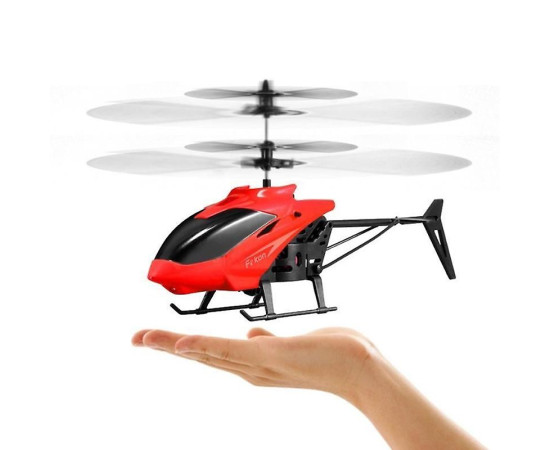 Létající helikoptéra s LED