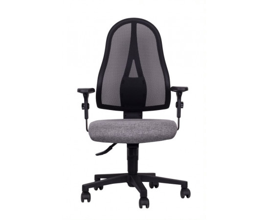 Kolečková židle TOPSTAR Open Point SY Plus šedý sedák černá kostra