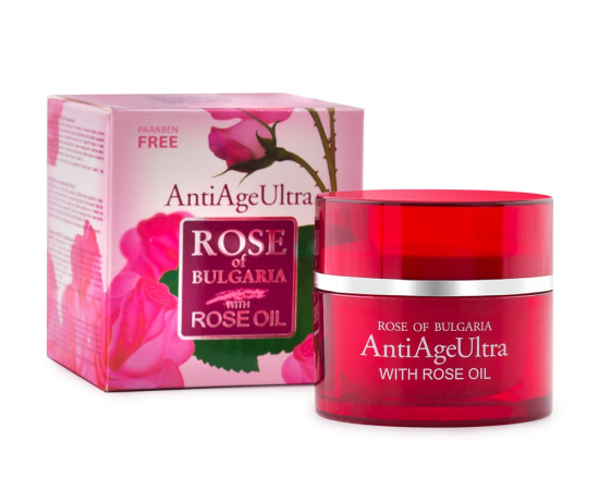 Pleťový krém proti vráskám s růžovým olejem Rose of Bulgaria 50 ml
