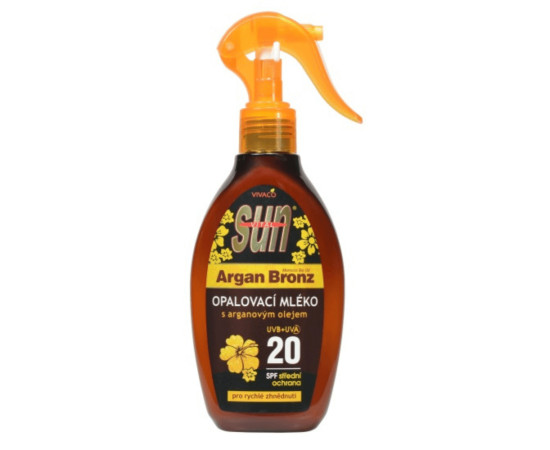 Opalovací mléko s arganovým olejem SUN Argan oil SPF 20 Vivaco 200 ml