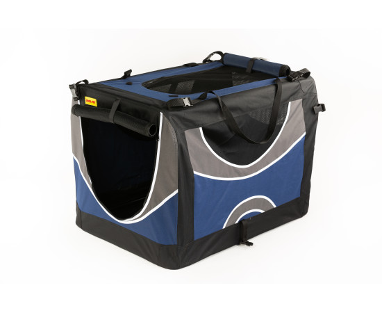 Transportní box, skládací kenelka tmavá modrá COOL PET  Velikost přepravního boxu: S 50*35*35cm