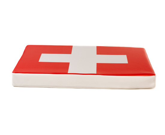 Pevná ortopedická matrace eko kůže švýcarská varianta 100x67cm 10cm vysoká paměťová pěna