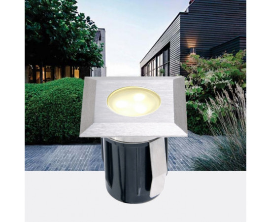 Garden Lights Atria LED zápustné pojezdové orientační svítidlo na 12V 0,5W teplá bílá, Garden Lights
