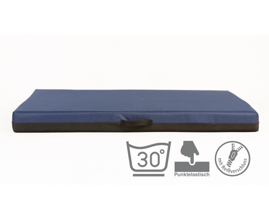 Ortopedická matrace, pelech s paměťovou pěnou, modrý Oxford materiál  Velikost matrací: 50x35cm