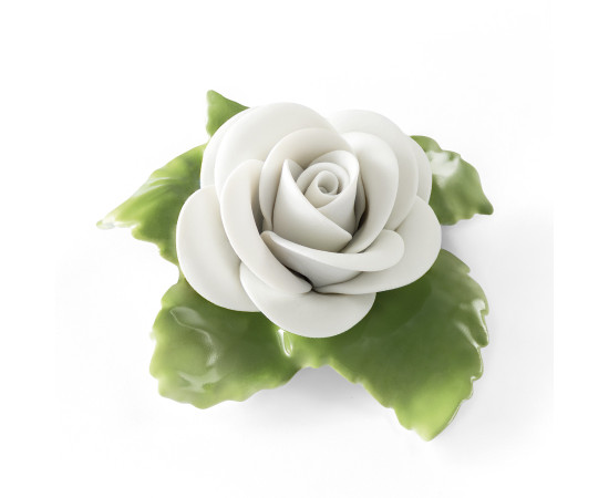 Aelteste Volkstedter Bílá porcelánová růže