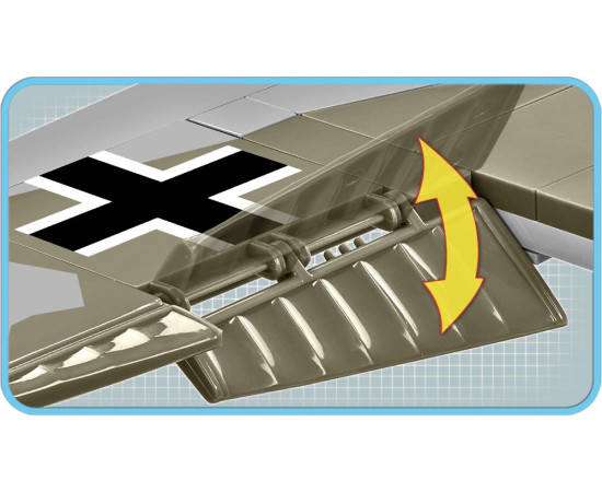 COBI 5716 II WW Messerschmitt BF 110B, 422 k, 2 f