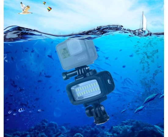 Podvodní LED osvětlení pro DJI Osmo série a GoPro (PULUZ)