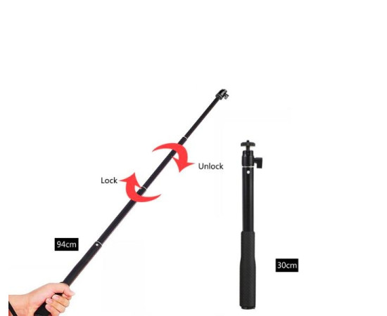 Prodlužovací tyč pro akční kamery