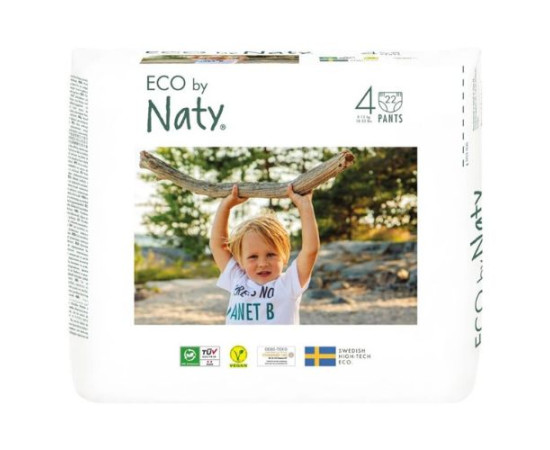 Natahovací plenkové kalhotky ECO by Naty Maxi 8 - 15 kg 22ks