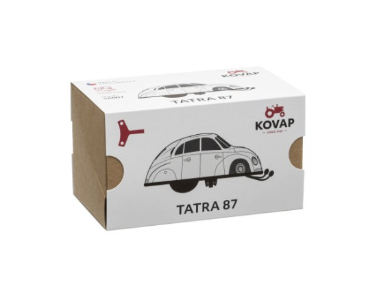 Auto Tatra 87 na klíček kov 11cm v krabičce Kovap