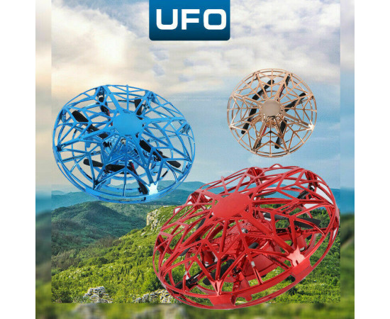 Létající UFO - DRON Barva: Červená