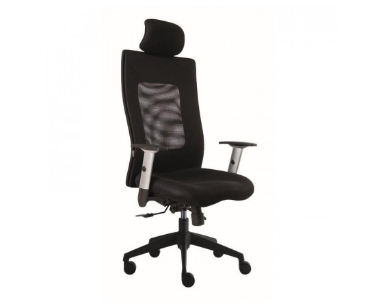 Alba CR LEXA s podhlavníkem kancelářská židle černá