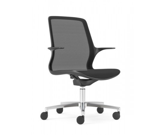 Antares Kancelářská židle GRACE black s černým křížem