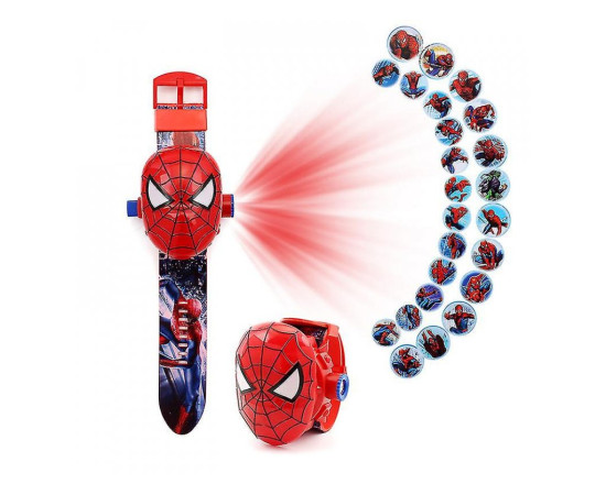 Dětské digitální hodinky s projektorem Motiv: Spiderman