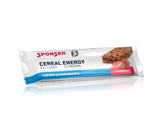 SPONSER CEREAL ENERGY BAR Strawberry 40 g - Jahodová cereální tyčinka