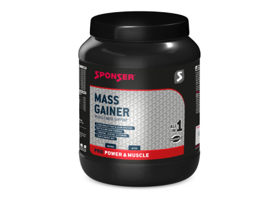 SPONSER MASS GAINER 1200 g - Gainer pro nabírání svalové hmoty Příchuť: Vanilla