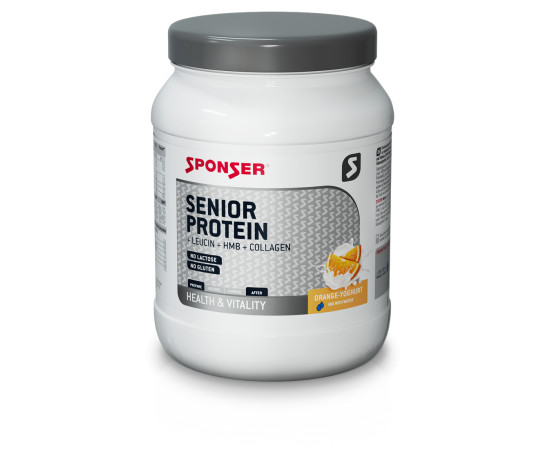 SPONSER SENIOR PROTEIN 455 g - Proteinový nápoj s kolagenem Příchuť: Orange-Yoghurt