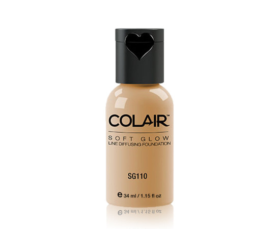 Dinair Airbrush Make-up SOFT GLOW pudrový Barva: SG110 olive beige, Velikost: 34 ml