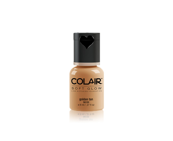Dinair Airbrush Make-up SOFT GLOW pudrový Barva: SG133 golden tan, Velikost: 8 ml